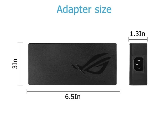 Alt view image 5 of 5 - 240W Charger Adapter Fit for Asus ADP-240EB B TUF Gaming A15 A17 F15 F17 FA507NU FA507NV FA507XI FA707NU FA707NV FA707XI ROG Zephyrus G14 G16 GU603VI GU603VU GU603VV GU603ZI GU603ZV
