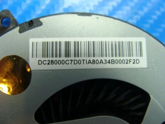 Alt view image 3 of 5 - Cpu cooling fan for Lenovo IdeaPad P500 15.6 inches with Heatsink AT0SY0010S0