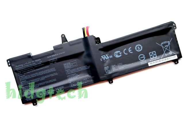 Main image of New C41N1541 Battery for Asus ROG Strix GL702V GL702VS GL702VT GL702VM GL702ZC GL702VMK GL703G Series 4ICP4/59/134