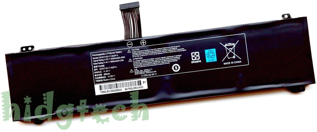 Main image of New GKIDT-03-17-3S2P-0 GKIDT-00-13-3S2P-0 GLIDK-00-15-3S Battery for XPG XENIA 15 XMG Fusion 15 XFU15L19 Series 3ICP7/63/69-2