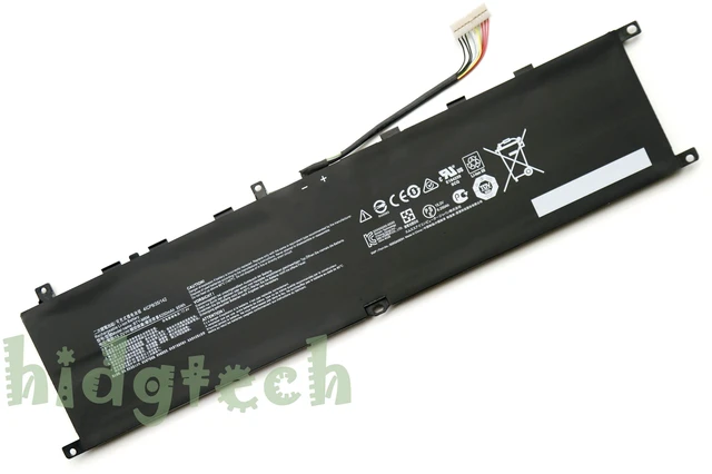Main image of BTY-M6M New Battery for Creator 15 A10SD A10SF/ GS66 Stealth 10SFS 10SGS 10SE-045 10U / GE66 Raider 10SFS GE76 Raider 10UH Series 4ICP8/36/142