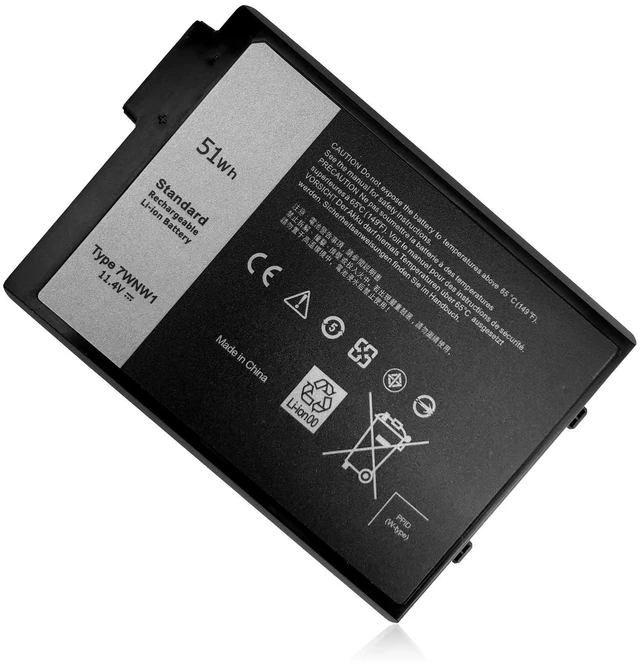 Main image of 51Wh Type 7WNW1 11.4V Laptop Battery Replacement for Dell Latitude 14 5424 Rugged, Latitude 5420 Rugged, Latitude 7424 Rugged Extreme P85G P85G001 P86G P86G001 451-BCHV DMF8C GK3D3 6NNCF DP3KF DMF0C
