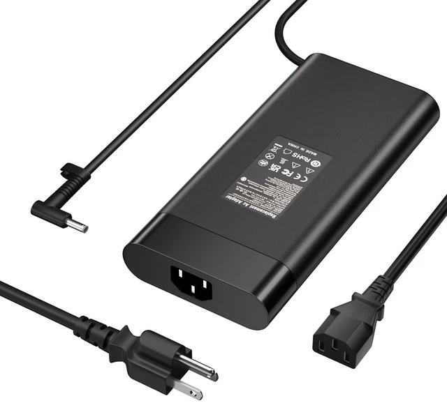 Main image of Slim 20V 14A 280W for HP Laptop Charger, Compatible with HP Omen 16 ZBook Fury 16 G8 G9 G10, TPN-LA27 M94073-001 HP Omen 17 17-ck1000 17-ck2000 Power Supply Cord Replacement-4.5x3.0mm Connector