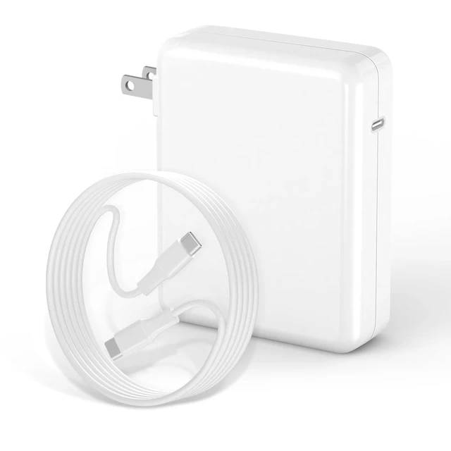 Alt view image 8 of 14 - Charger for Mac Book Pro 140W USB-C Power Adapter, Compatible with MacBook Pro 16, 15, 14, 13 Inch, MacBook Air 13 Inch, iPad Pro 2024/2023/2022/2011/2020,M1 M2 M3,Included 6.6ft USB C to C Cable