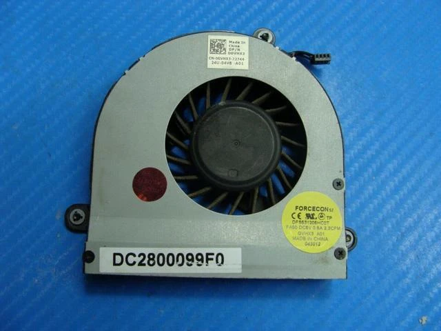 Alt view image 2 of 4 - Cpu cooling fan for Dell Alienware M17x R4 17.3 inches GVHX3 DC2800099F0