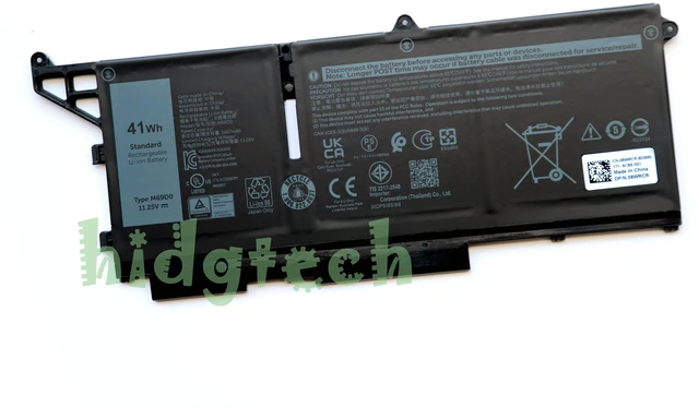 Main image of M69D0 New Battery for Latitude 5430 5530 Precision 3570 Series 31CP5/65/68