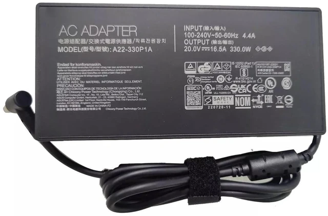 Main image of 330W 20V 16.5A AC Adapter Charger Compatible for ASUS ROG Strix Scar 16 17 18 i9 A22-330P1A