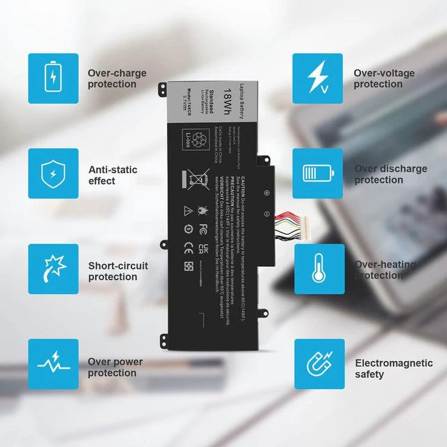 Alt view image 3 of 5 - 18Wh 3.7V Battery for Dell Venue 8 Pro 5830 Tablet
