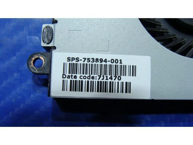 Alt view image 3 of 5 - Cpu cooling fan for HP 15-g070nr 15.6 inches; inches; DC28000E3F0 753894-001