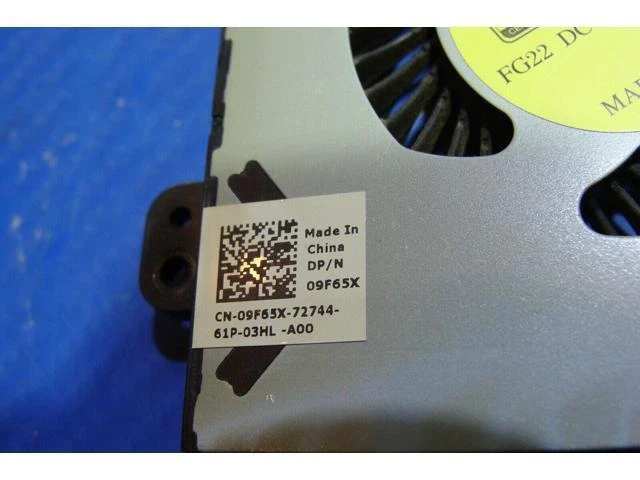 Alt view image 2 of 5 - Cpu cooling fan for Dell Alienware 15 R2 15.6 inches 9F65X DC28000FCF0