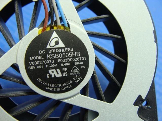 Alt view image 3 of 5 - Cpu cooling fan for Toshiba Satellite C855D-S5344 15.6 inches V000270070 6033B0028701