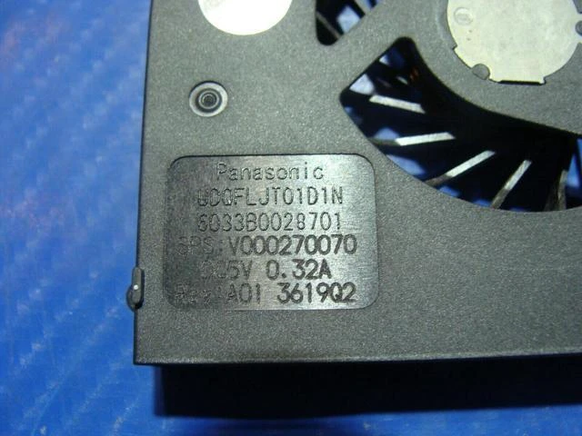 Alt view image 2 of 4 - Cpu cooling fan for Toshiba Satellite C55-A5382 15.6 V000270070 6033B0028701