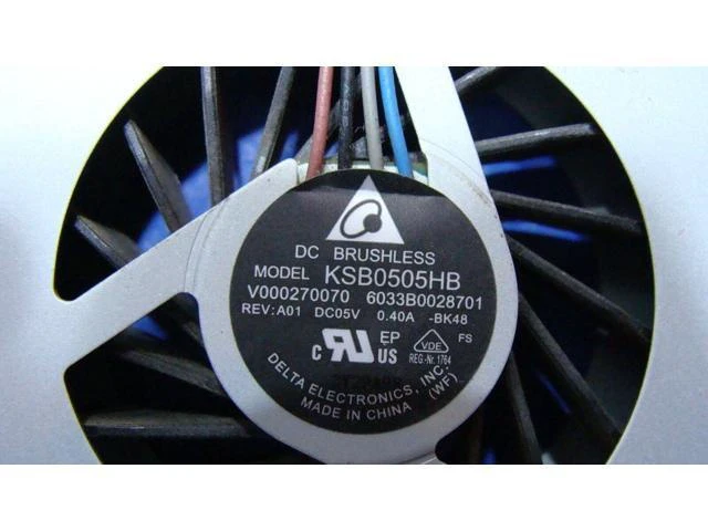 Alt view image 3 of 5 - Cpu cooling fan for Toshiba Satellite C55D 15.6 inches V000270070 6033B0028701