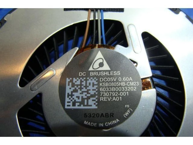 Alt view image 3 of 5 - Cpu cooling fan for HP EliteBook 840 G2 14 inches 6033B0033202 730792-001