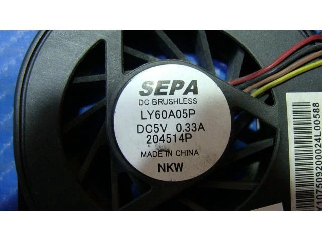 Alt view image 3 of 5 - Cpu cooling fan for Toshiba Satellite P845 14 inches LY60A05P LY60BY10