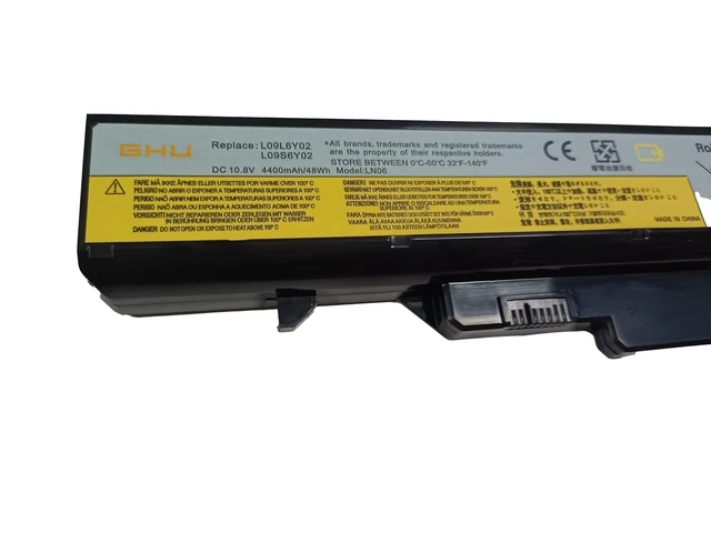 Alt view image 3 of 5 - GHU Lenovo Laptop Battery Replacement Compatible with Lenovo G460 G565 G470 G475 G560 B570 G780 V360 V570 Z470 Z560 Z565 Z570 Z575 L09S6Y02 L09M6Y02 L09L6Y02 L10P6Y22 L09C6Y02 L10C6Y02 57Y6454