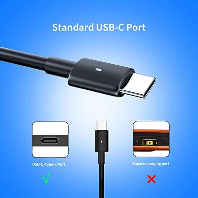 Alt view image 3 of 5 - 130W USB/Type C AC Adapter Replacement for Dell Precision 5530 Dell XPS 15 9575 2-in-1 9570 9500 XPS 17 9700 Power Supply Adapter Cord