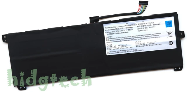 Main image of BTY-M48 New Battery for Mechrevo S1 S1-C1 PS42 8RB Prestige PS42 Series 4ICP5/41/119