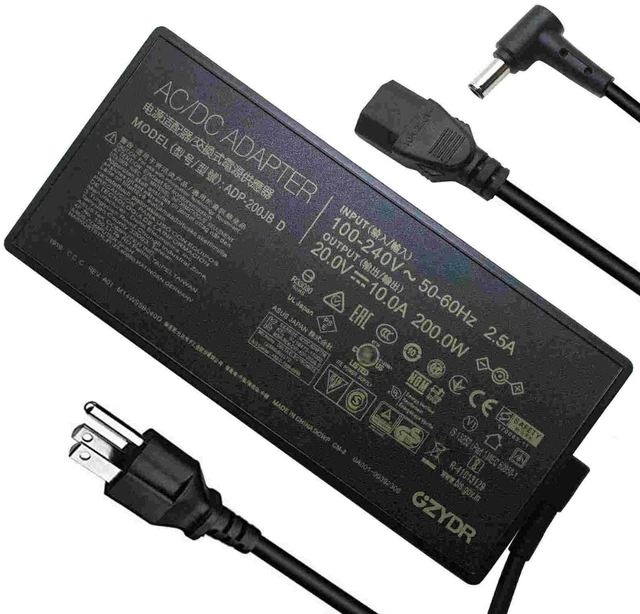 Main image of 20V 10A ADP-200JB D Charger for Asus ROG Zephyrus G15 GA503RM Asus TUF Dash F15 FX516PR TUF Gaming A15 2021 F15 2021 F17 2021 200W Laptop Charger