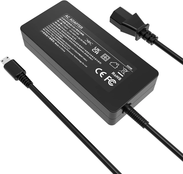 Alt view image 7 of 7 - 330W 280W AC Adapter for MSI Raider GE76 GE77 GE78 GE67 GE68 Vector 16 17 GP76HX GP68HX Titan GT77 Laptop Charger A20-330P1A A330A018P Power Supply