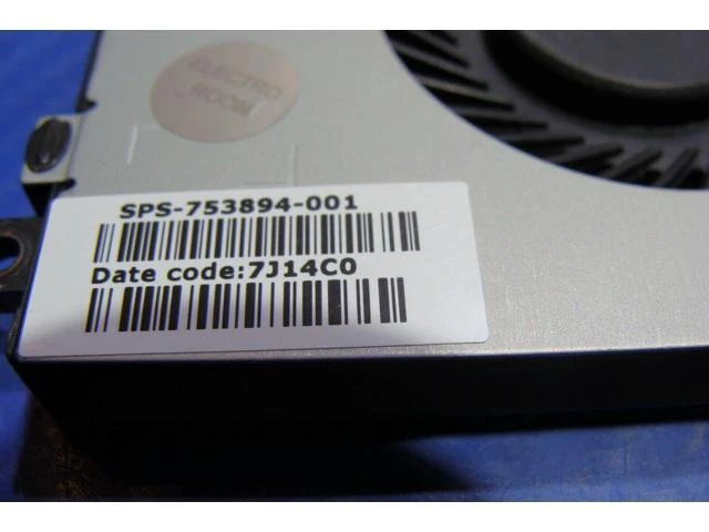 Alt view image 2 of 5 - Cpu cooling fan for HP 15-r110dx 15.6 inches; inches; 753894-001 DC28000E3F0