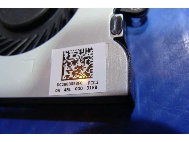 Alt view image 3 of 5 - Cpu cooling fan for HP 15-r110dx 15.6 inches; inches; 753894-001 DC28000E3F0