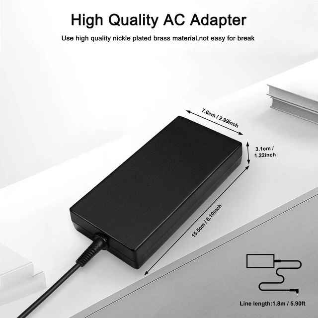Alt view image 4 of 5 - FLGAN 230W Charger for ADP-230GB D A17-230P1A A230A032P MSI WS66 GS65 GS75 Stealth 9SG 9SF 10SGS 10SGS MS-16V1 MS-16Q4 Maingear Element 2 Vector Pro 2 2021 2022 Gaming Laptop power supply