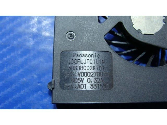 Alt view image 3 of 5 - Cpu cooling fan for Toshiba Satellite C55t-A5218 15.6 inches V000270070