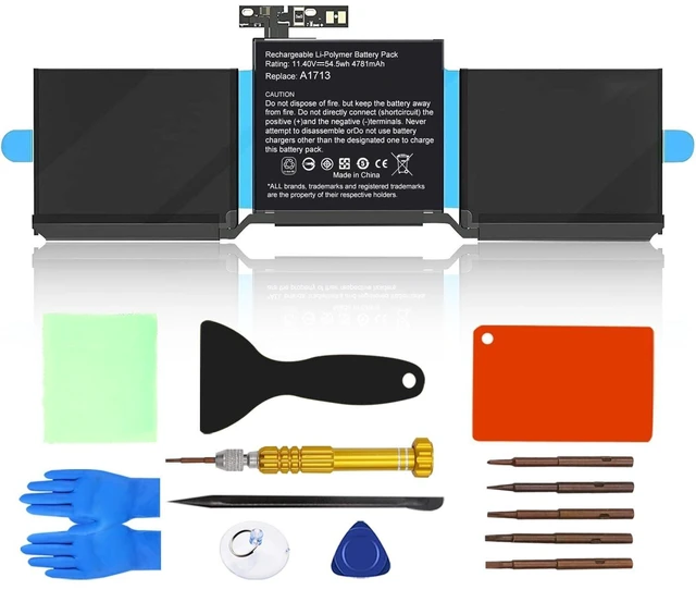 Main image of Bituoer A1713 Battery Replacement for MacBook Pro A1708(2016,2017) A2159(2019) A2289(2020) A2338(2020,2022) 13-inch A2171/A1713 Battery