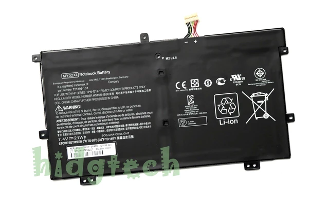 Main image of MY02XL New Battery for HPSlatebook 10-h000sa Pavilion 11-h100 Series HSTNN-LB5C 21CP3/97/91
