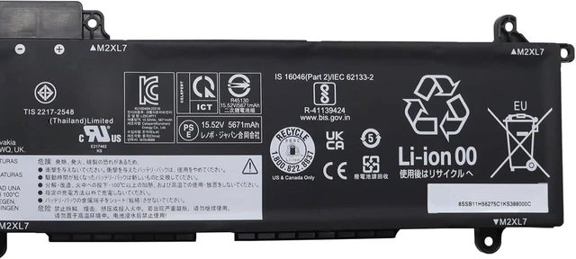 Alt view image 3 of 4 - L22C4P71 Battery 90Wh 5799mAh Replacement for Lenovo ThinkPad P16v Gen 1 / P16v Gen 2 Series SB11H56275 5B11H56374 SB11M89894 5B11M90093 L22M4P71 SB11H56274 5B11H56373 5B11M90092 15.52V