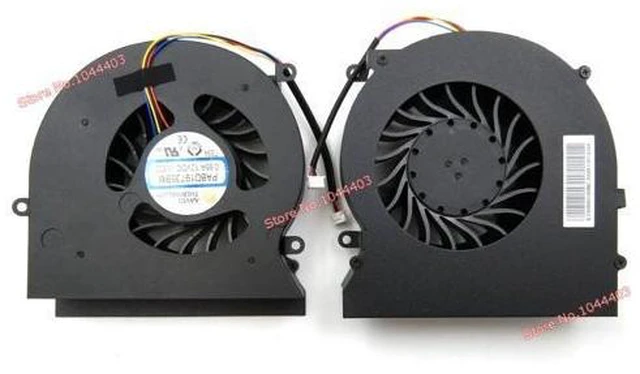 Main image of New Laptop CPU Cooling Fan For MSI GT62VR 6RD GT62VR 6RE GT62VR 7RE Dominator Pro 16L1 16L2 CPU GPU Fan 12V 0.65A 4-Pins