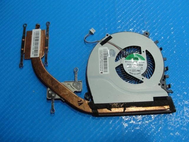 Alt view image 2 of 5 - Cpu cooling fan for Asus Q551LN 15.6 inches with Heatsink 13nb0691am0401