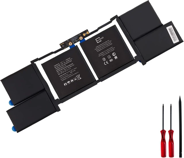 Main image of Battery A1953 Compatible with MacBook A1990 15" 2018-2019 MR962LL/ EMC3359 with Tools