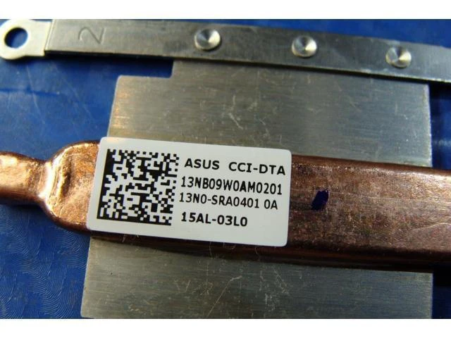 Alt view image 3 of 5 - Cpu cooling fan for Asus Q503UA-BHI5T16 15.6 inches with Heatsink 13NB09W0AM0201
