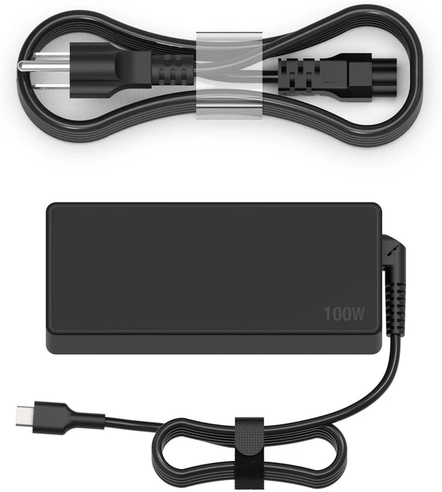 Main image of 100W 90W USB C Laptop Charger Universal Power Cord Compatible with MacBook HP Galaxy Chromebooks Surface Laptop/Tablet and All USB-C Devices AC Adapte Black C0077