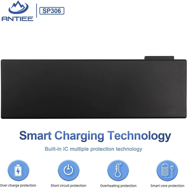 Alt view image 5 of 7 - ANTIEE SP306 Laptop Battery Replacement for Siemens Simatic Field PG M6 Series 3INR19/65-3 97Wh 11.4V 8500mAh