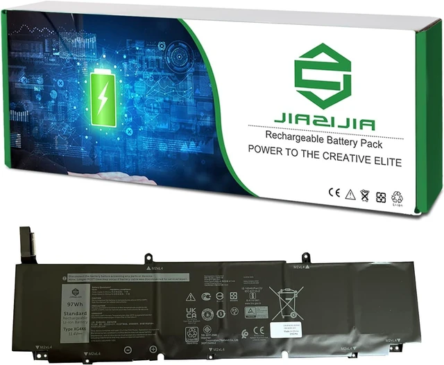 Main image of JIAZIJIA XG4K6 01RR3 F8CPG Laptop Battery Replacement for XPS 9700 9710 9720 Precision 5750 5760 5770 Series Notebook 001RR3 0F8CPG 11.4V 97Wh