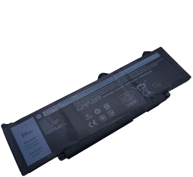 Alt view image 5 of 5 - FLYRLB R73TC Laptop Battery Compatible with Dell Latitude 3340 3440 3480 3540 3580 5340 5440 5540 Series KDM9P DR02P GRWKG 2X1V9 GTG7N - 11.4V 54Wh