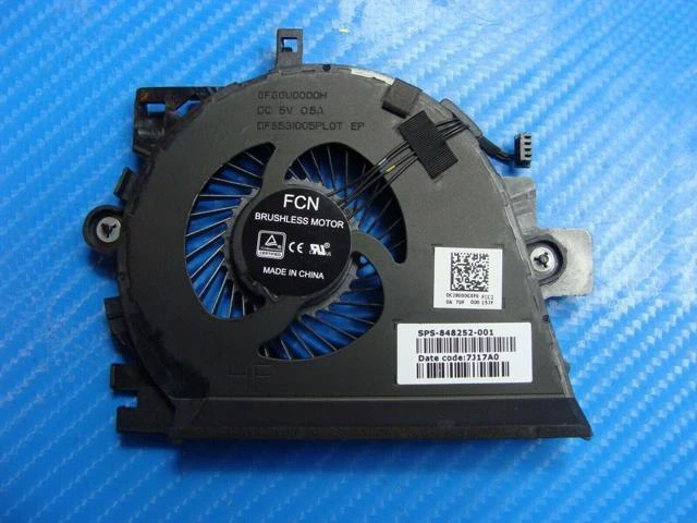 Alt view image 2 of 4 - Cpu cooling fan for HP ZBook 15 G3 15.6 inches 848252-001 DC28000GXF0