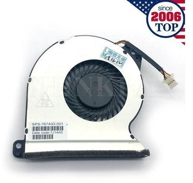 Alt view image 2 of 4 - Cpu cooling fan for HP Probook 440 G2 450 G2 455 G2 767433-001 4PIN