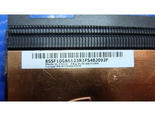 Alt view image 3 of 5 - Cpu cooling fan for Lenovo ThinkPad S5 Yoga 15 15.6 inches with Heatsinks 00JT286
