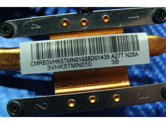 Alt view image 3 of 5 - Cpu cooling fan for Sony Vaio SVE15122CXW 15.6 inches with Heatsink 3VHK5TMN010
