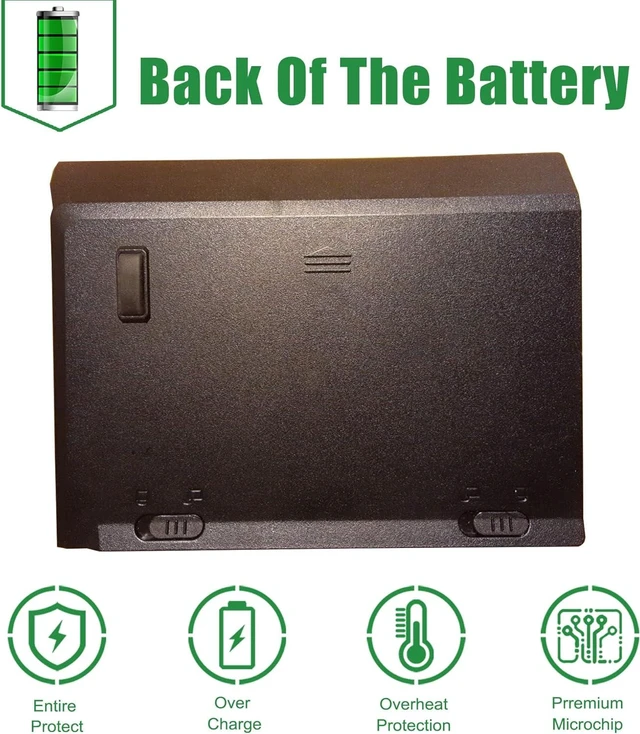 Alt view image 5 of 5 - JIAZIJIA P150HMBAT-8 Laptop Battery Replacement for Clevo P150EM P151HM NP8150 NP8151 Series Notebook 14.8V 76.96Wh 5200mAh