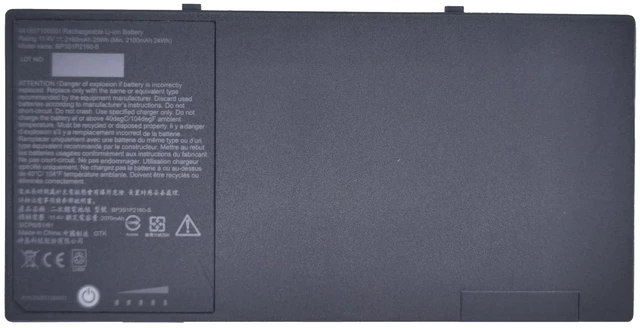 Main image of YXKC BP3S1P2160 BP3S1P2160-S Replacement Laptop Battery Compatible with Getac F110 441857100001 3ICP6/51/61 (11.4V 25wh 2160mAh)