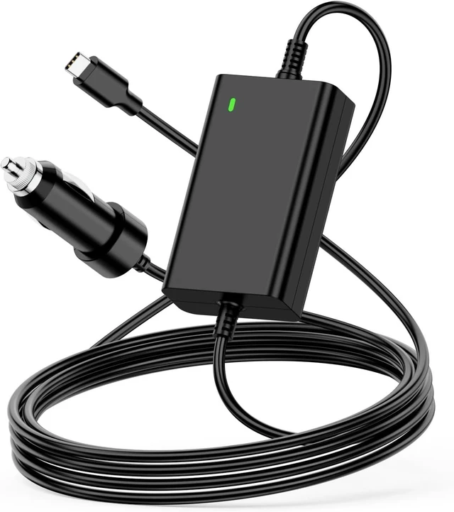 Main image of 100W USB-C Laptop Car Charger for Latitude/XPS/Precision MacBook Pro/Air HP Spectre/Elitebook for ThinkPad/Yoga/IdeaPad Chromebook/Swift Google for Zenbook Car Laptop Charger
