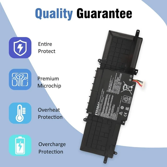Alt view image 4 of 5 - ETESBAY C31N1815 0B200-03150000 Battery for ASUS Zenbook 13 UX333F UX333FA UX333FN RX333FN BX333FN Series 11.55V 50Wh