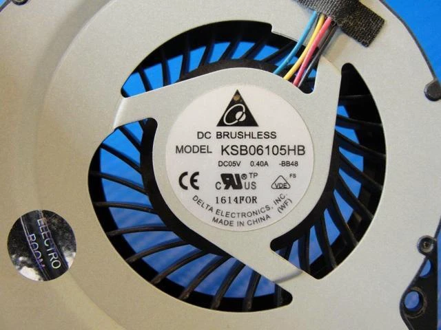 Alt view image 3 of 5 - Cpu cooling fan for Asus A43SA-VX011V 14 inches with Heatsink 13GN731AM010-1