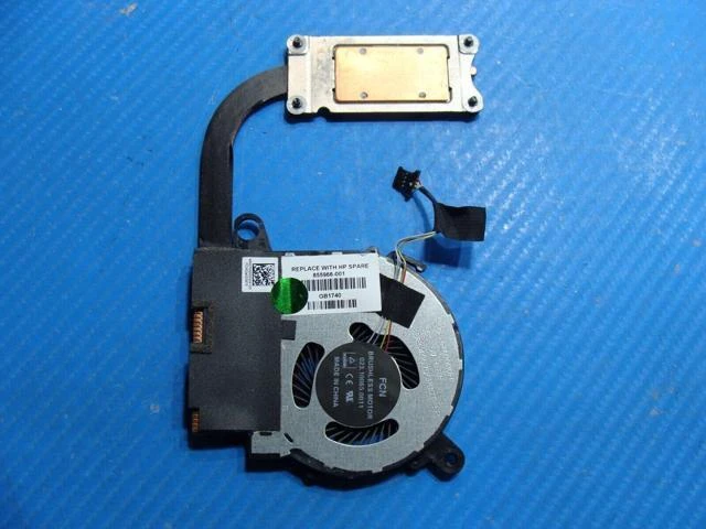 Alt view image 2 of 4 - Cpu cooling fan for HP Pavilion x360 m3-u101dx 13.3 inches with Heatsink 855966-001