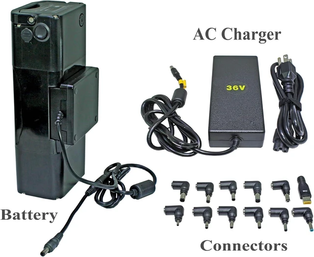 Alt view image 2 of 7 - Super Capacity (504 Watt-Hour) Battery Pack with 19V Output Voltage Compatible with Many Laptop Computers